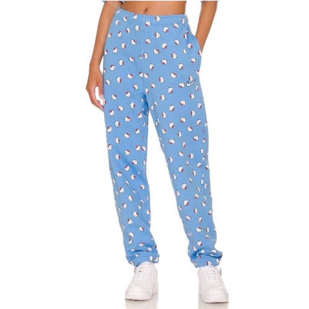 Hello Kitty x Nike NRG Fleece Sweatpants Limited Edition 2021 L University Blue